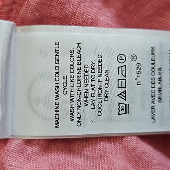 🍾Host Pick!🍾 NWT $115 Lauren LRL Pink Ruffle V-Neck Top [size M] - Picture 8 of 8